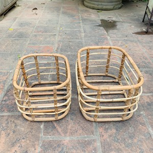 Cesta de bambú de ratán vintage básica para fotografía de bebés y niños, accesorios para recién nacidos - Product Image 6