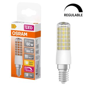 Lampada Tubolare LED Speciale T E14 7.5W 2700K 806Lm Dimmerabile (Osram 607316) - Product Image 1