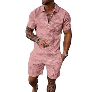 Survêtements d'été pour hommes, ensembles de shorts 2 pièces, survêtements à manches courtes - Product Image 3
