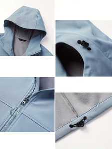 Premium Best Quality <b>Soft</b> <b>Shell</b> <b>Jacket</b> With <b>Hood</b> Custom Logo Winter Causal Breathable Windproof Waterproof Outdoor Men <b>Jackets</b> - Product Image 2