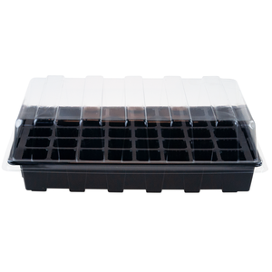 Serre miniature réutilisable TG77630, serre rectangulaire pour semis avec 3 plateaux et 48 compartiments, couvercle 100% plastique - Product Image 3
