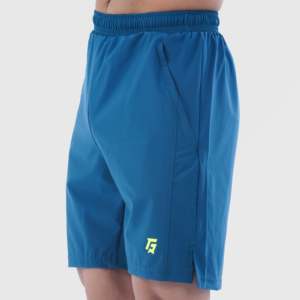 กางเกงขาสั้น ProVent Comfortable 100% โพลีเอสเตอร์ สีเขียวอมฟ้าเข้ม ไซส์ XS ความยาวระดับเข่า พร้อมซิปปิดและตกแต่งด้วยโลโก้ - Product Image 4