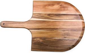 Plateaux et plateaux de service Pizza Peel Paddle de marque Picnic Time, taille unique, bois d'acacia - Product Image 4