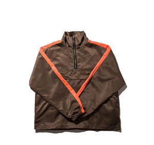 Conjunto Deportivo Personalizado al por Mayor para Hombre, Chaqueta Cortavientos Marrón, Transpirable, para Actividades al Aire Libre, Ropa Deportiva, Conjunto de 2 Piezas - Product Image 4