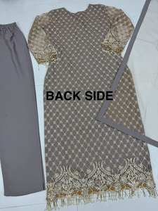 Indian Designer Women's Bollywood Special Collection Heavy Diamond Work Embroidery Sequence Heavy Soft <b>Net</b> <b>Fabric</b> for Party - Product Image 4