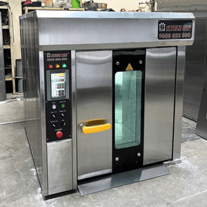 6-Tray Rotating Oven Smart Digital Control Panel With Baking Functions For Industrial Bakery Use - Product Image 5