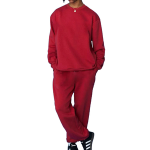 Conjunto Deportivo de Invierno Más Vendido, Estampado, Holgado, con Cremallera, de Dos Piezas, Pantalones Jogger Acampanados y Sudadera con Capucha Holgada - Product Image 4