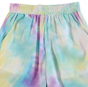Pantalones Cortos de Lona/Algodón para Hombre, de Alta Calidad, con Cordón en la Cintura, Tie Dye, Transpirables, Casuales, de Color Sólido, al por Mayor - Product Image 3