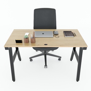 Aconcept HBAC034 120x60cm <b>Computer</b> <b>Desk</b> with Melamine Coated Plywood and Iron Legs - Product Image 2