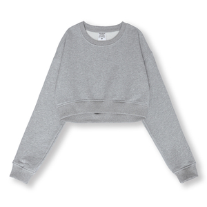 Sudadera informal de gran tamaño para mujer de alta calidad, sudadera recortada con capucha para mujer, sudaderas con capucha para mujer de 360g - Product Image 5