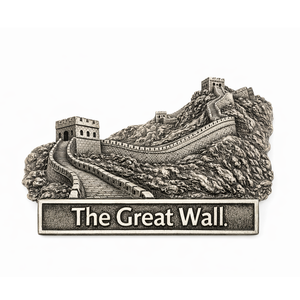 Insignia de Oso de Aleación de Zinc Personalizada por el Fabricante, Figura de Animal Antigua, Pin 3D Plateado, Impresión Offset Tradicional - Product Image 6