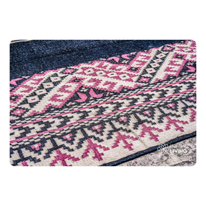 Durable Eco-Friendly PET Yarn Rug Handwoven Inkari Flatweave Carpet for Living Room and Bedroom Durable Plush Floor <b>Mat</b> - Product Image 1