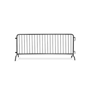 Barrières de sécurité routière en métal robuste, pliables, écologiques, fabricants de barrières de contrôle de foule pour piétons en métal - Product Image 3