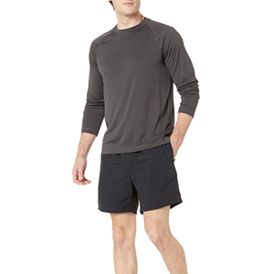 Hommes MMA Rash Guard Manches Longues Séchage Rapide Spandex/Polyester Couleur Personnalisée Entraînement Gym Running Fitness Activewear - Product Image 5