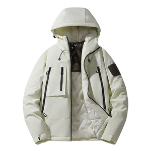 Cropped Intelligent Heating <b>Warm</b> Men's <b>Jackets</b> Windproof <b>Waterproof</b> Stain-resistant Custom Cotton <b>Jackets</b> for Men 2025 - Product Image 4