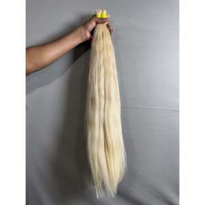 Cheveux vierges Remy blonds indiens 613, qualité 12A, cheveux en vrac décolorés et teints - Product Image 2