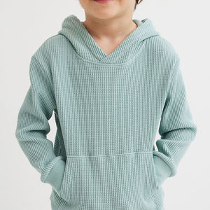 2025 meilleure couleur unie de haute qualité enfants sweats à capuche unisexe décontracté Street Wear pull personnalisé enfants sweats à capuche - Product Image 4