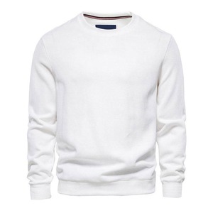 Sweat-shirt à col rond vierge de qualité supérieure 100% polyester Sweat-shirts surdimensionnés pour hommes Logo personnalisé Vente en gros - Product Image 4
