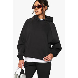 Conjunto de 2 Piezas de Sudadera con Capucha Larga Personalizada de Alta Calidad para Mujer, Pantalones Deportivos de Felpa, Sudadera con Capucha Extra Grande para Invierno - Product Image 1