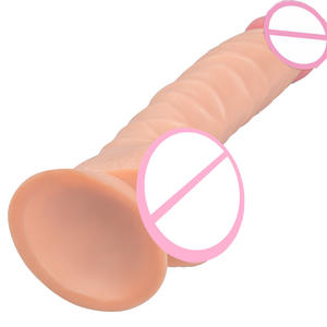 Realistico Dildo in Silicone Marrone Scuro Morbido Giocattolo Sessuale per Donne - Product Image 5