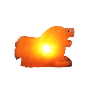 Exclusive Handcrafted Luxury Square Shape Carved Pyramid Animal Design Himalayan Pink Salt Lamp Customized Natural Crafts - Product Image 2