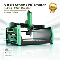 Máquina de Grabado en Piedra de 5 Ejes Económica, Router CNC para Procesamiento de Mármol y Granito