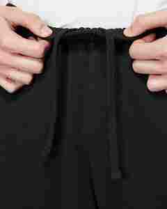 2025 Latest High Quality Customized Logo Cotton Polyester Unisex Wide Jogger Sweatpants Polyester Straight <b>Leg</b> Sweatpants Men - Product Image 4