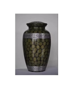 โกศเงินสไตล์โมเดิร์นพรีเมี่ยมแบบพรีเมี่ยมพร้อมฝาเกลียวที่ปลอดภัยและทนทานถืออัฐิจุได้200ปอนด์3300มล. - Product Image 2