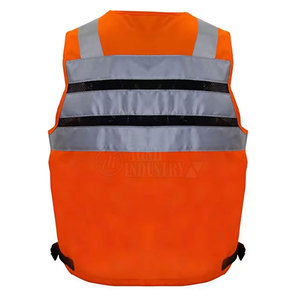 Chaleco de Seguridad de Talla Grande al por Mayor para Uso en Exteriores, Alta Calidad, Precio Razonable, 100% Poliéster, Ligero y Transpirable, Hecho en Pakistán - Product Image 3