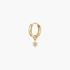 จี้ห่วงรูปดาวประดับเพชรเม็ดเดี่ยวพร้อมจี้เสริม - Product Image 5