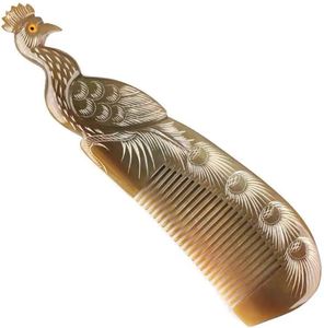 Peine de Cuerno Ecológico Estilo Animal Hecho a Mano con Técnica Pulida para un Desenredado sin Dolor y un Cabello Saludable y Brillante - Tamaño Personalizado - Product Image 4