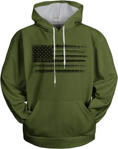 2025 hommes décontracté mode Joker Sublimation pull à capuche meilleure qualité drôle surdimensionné respirant conception solide motif OEM - Product Image 6