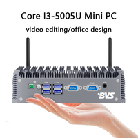 2025 Mini PC Intel Core I3 5th Generation I5 I7 Win11 Mini computadora DP HD-MI 2 * LAN 2 * USB3.0 8Gb RAM 128GB OEM Business