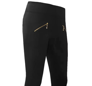 Productos más vendidos 204 bolsillos con cremallera Fitness Black Caramel Solid Seamless Women Leggings - Product Image 3