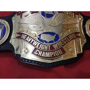 Ceinture de champion de lutte poids lourd des États-Unis NWA Huzaim Elite Sports, en métal plaqué laiton et zinc, équipement sportif de haute qualité - Product Image 3