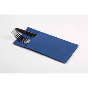 Serviettes de table Kanguro bleues 40x40cm, format poche, 960 pièces, B2B - Product Image 1