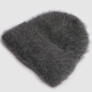 Prix de gros Bonnets en mohair doux et chauds Bonnet en mohair Jacquard personnalisé Chapeau d'hiver élégant pour hommes et femmes - Product Image 2