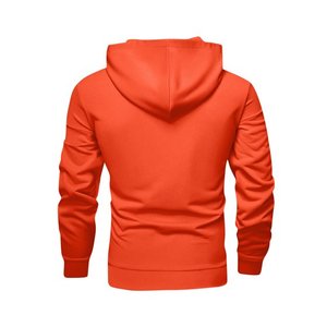 Sweat à capuche en polaire pour homme, couleur unie, décontracté, coupe régulière, sweat à capuche avec poche, manches longues, pull, écologique - Product Image 2