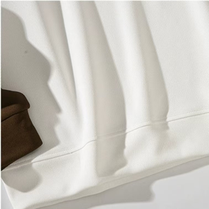 Personnalisé 380 gsm 100% coton décontracté ample à capuche hommes automne nouvel article à manches longues T-shirt haut unisexe à capuche en gros - Product Image 3