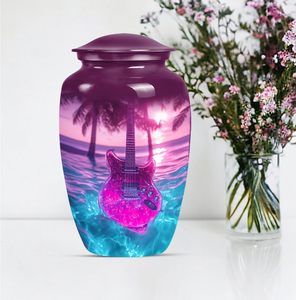 <b>Guitar</b> Urn for Ashes Adult Male Ashes for Women Human Ashes Cremation Memorial Urn for Mom Funeral Burial Urn Custom Size - Product Image 4