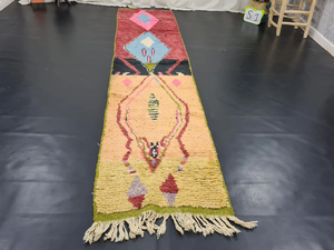 Mrirt High Quality Multicoloured Runner <b>Rug</b> Handmade Moroccan Berber <b>Rug</b> Geometric Kilim Design <b>Tufted</b> For Home Decor - Product Image 6