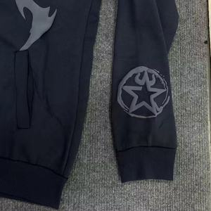 เสื้อสวมหัวมีฮู้ดพิมพ์ลายสำหรับผู้ชายเสื้อมีฮู้ดผ้าฝ้ายขนแกะไซส์ใหญ่พิเศษสำหรับผู้ชายและผู้หญิง - Product Image 3