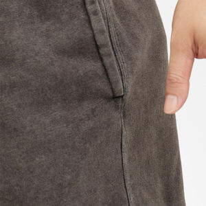 Nueva tendencia de verano personalizado hombres ácido lavado Vintage 100% algodón francés Terry cordón pantalones cortos para hombres - Product Image 6