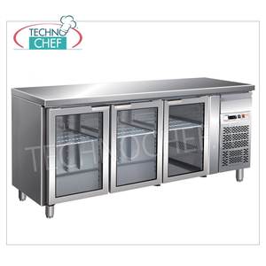 Equipo de Refrigeración Comercial Forcar G-GN3100TNG, 417 Litros, 3 Puertas de Vidrio, Temperatura Controlada Modelo Refrigerado Ventilado -2/+8C - Product Image 3