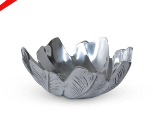 Bol en métal de luxe design, pièce décorative haut de gamme, bol en métal pour centre de table, forme antique, bol à noix - Product Image 1