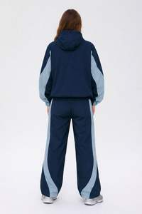 Veste longue à manches longues pour femmes, imperméable, respirante, coupe-vent, avec fermeture éclair sur le devant et capuche réglable, doublure en coton - Product Image 5