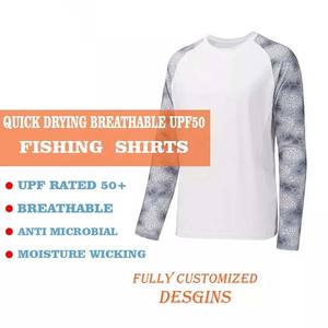 Camisetas de pesca transpirables UV para hombre, venta directa de fábrica, conjuntos de ropa deportiva de invierno a bajo precio, superventas, camisas de pesca lisas de lona - Product Image 6