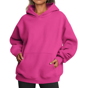 Hoodie de style incroyable, streetwear décontracté, épaules tombantes, respirant, respectueux de l'environnement, en tricot pour femmes - Product Image 3