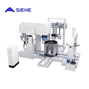 Silicone Sealant Adhesive Slurry Paste Vacuum Double Planetary Mixer For Construction Material Mixing