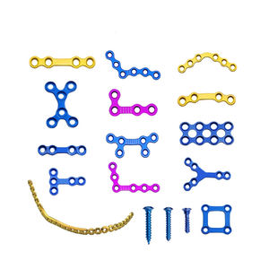 Neurochirurgie Implantaat Titanium Mesh Neurochirurgie Maxillofaciale Interne Fixatiesysteem Vergrendelplaat En Schroeven - Product Image 2